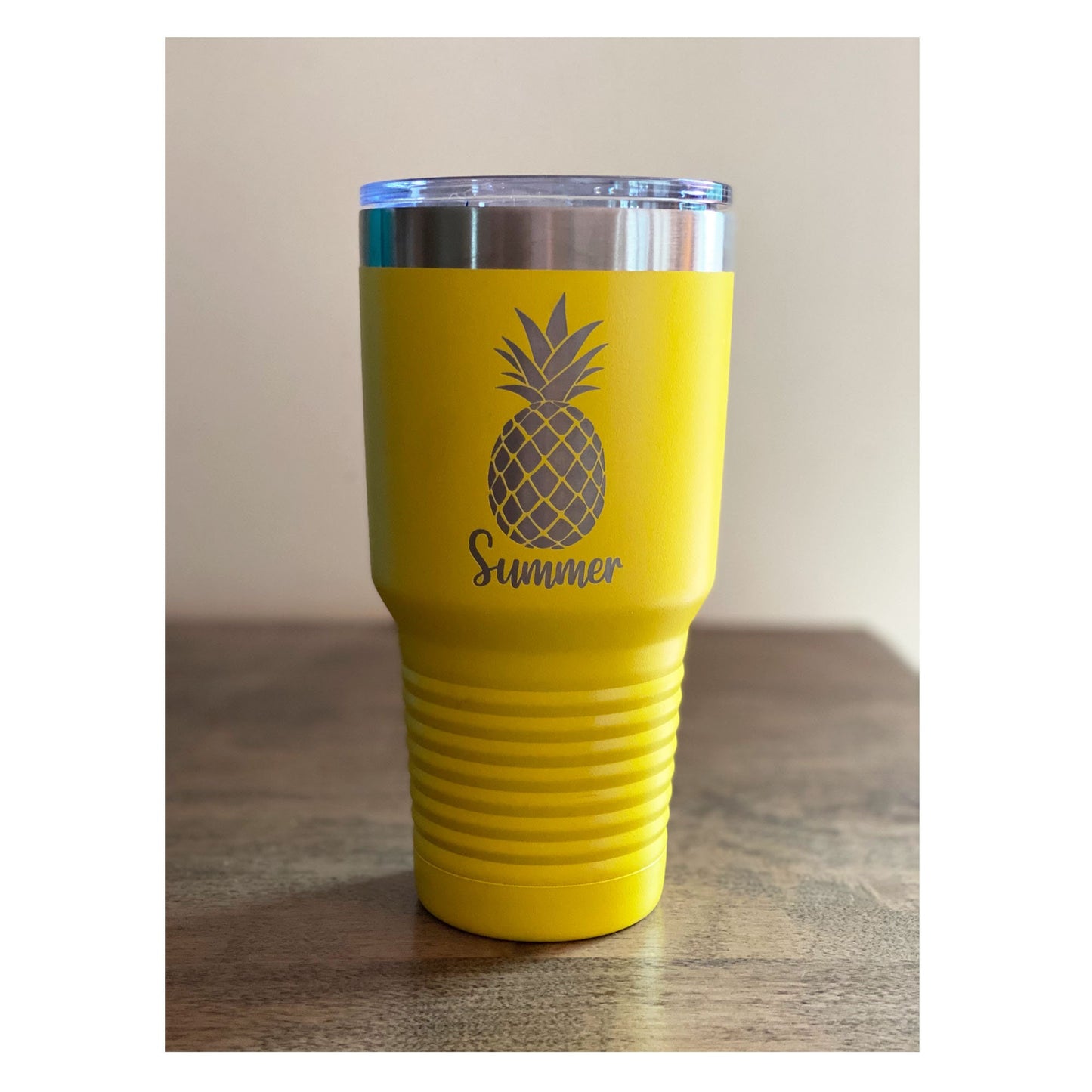 Personalized Tumbler Pineapple Beach Personalized gift IVF Gift Insulated Tumbler Engraved Cup Custom Tumbler Cup Christmas Gift Birthday
