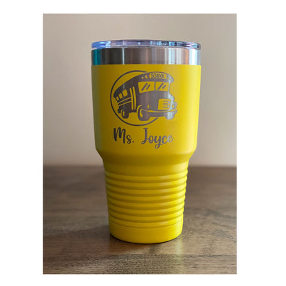 Personalized Gift for School Bus Driver Tumbler Bus Driver Gift Mug End Of School Gift For School Bus Driver Tumbler Wine Glass 1005