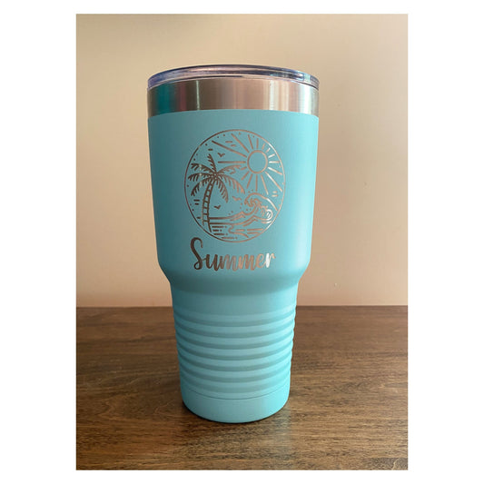 Beach cup Personalized Tumbler Insulated Tumbler Engraved Cup Gils weekend Custom Tumbler Cup Boating Birthday Gift