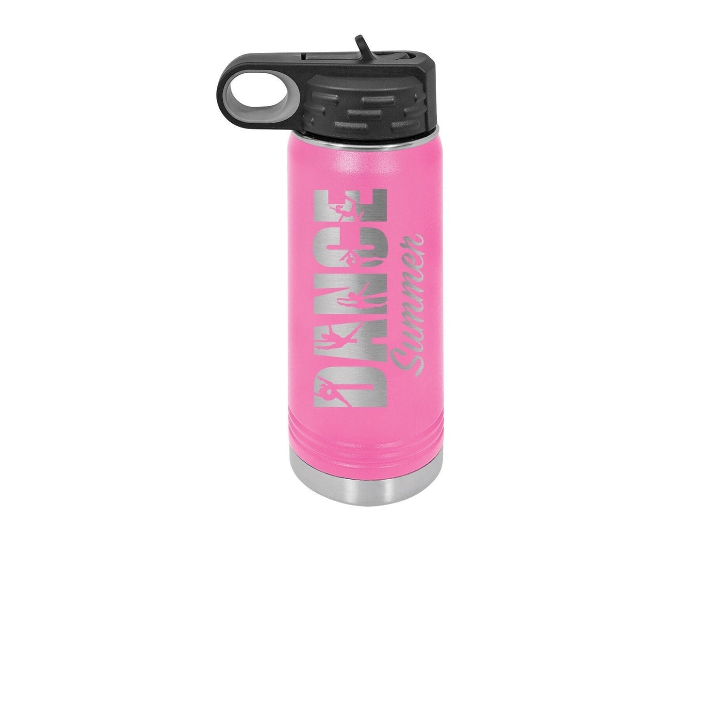 Personalized Gift Engraved Dance Water Bottle 32 oz. Custom Name