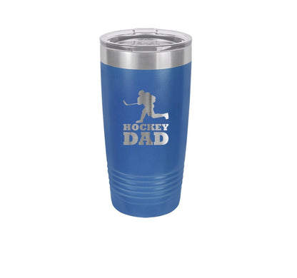 Hockey Dad personalized tumbler water bottle mug personalized gift for Father's Day 1040