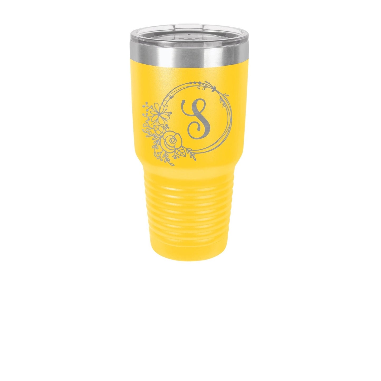 Personalized Tumbler With Initial, Insulated Tumbler, Engraved Cup, Custom Tumbler Cup,  30oz, Christmas Gift, Birthday Gift