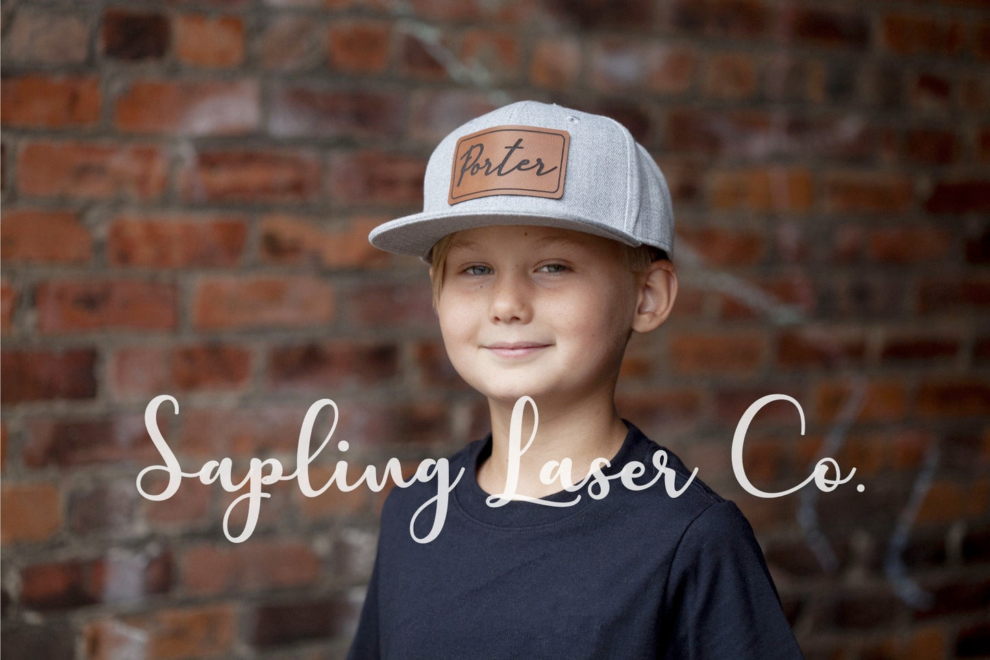 Baby Kids Trucker Hat Leather Patch Hat  Custom Name Hat Kid Trucker Hat Personalized Hat Easter Gift For Boys
