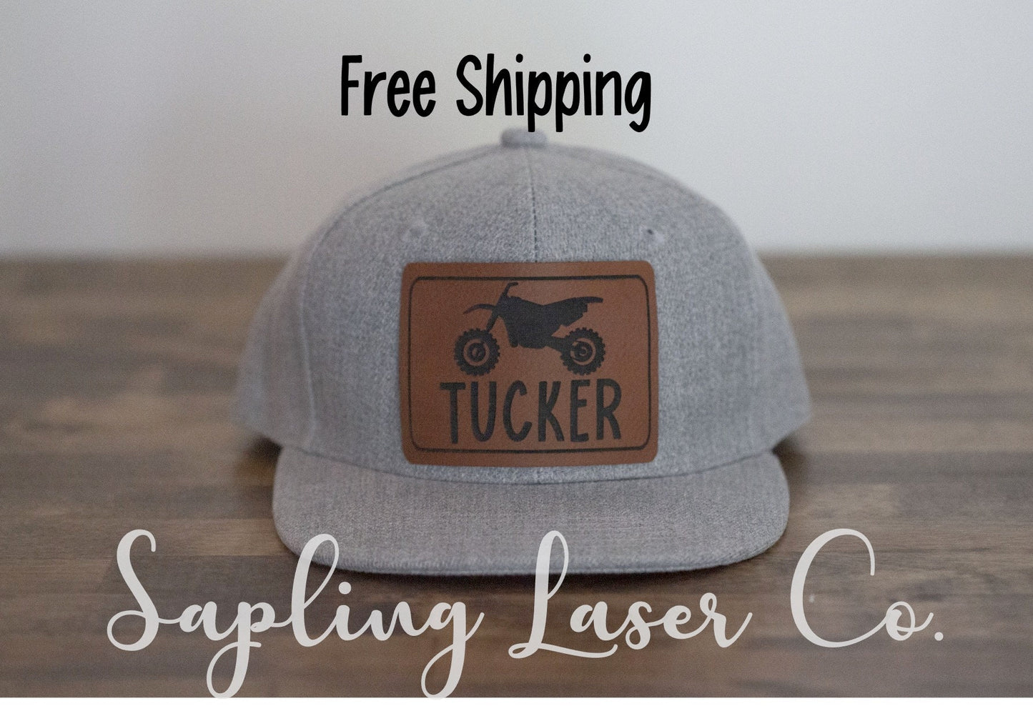 Custom Toddler Infant Adult Trucker Hat Name Moto Cross Bike Leather Patch Trucker Hat name hat racing Hat for kids baby hat