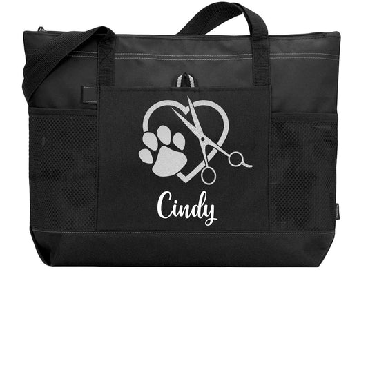 Personalized Dog Pet Groomer Bag, Custom Groomer Bag, Gift for Groomer Christmas Hanukkah Gift